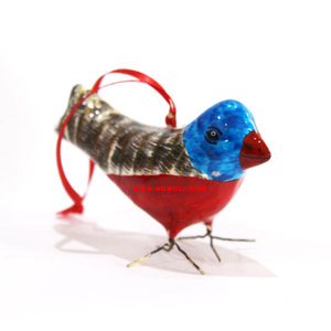 Décorations de noël en papier peint à la main, animaux, oiseaux, décorations de noël - Product Image 2