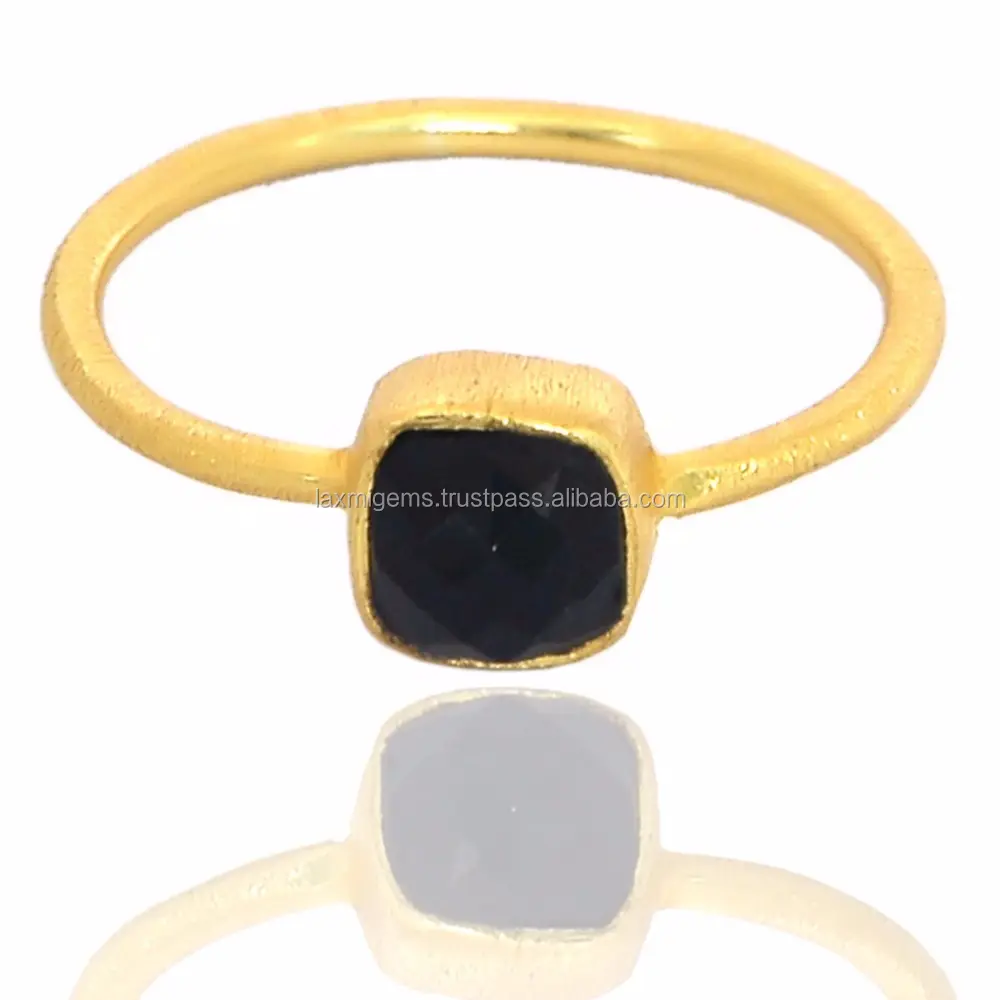 Bottom price black onyx wholesale 925 silver rings jewelry in India