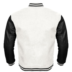 2025 Vintage cuir Bomber veste hommes de haute qualité brodé Logo personnalisé Baseball Letterman Style capuche unisexe vêtements d'hiver - Product Image 5