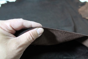 Antiqued Brown Textured Rustic Rough <b>Leather</b> Lamb Skin Napa Soft <b>Leather</b> Finest Quality Wholesale Sheep Hide - Product Image 3