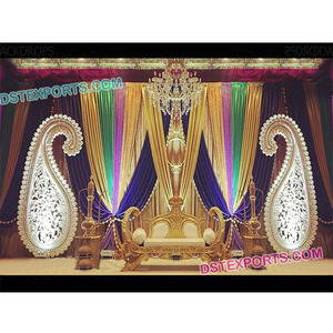 Escenario para Nikah Musulmán, de Fibra de Vidrio, Ligero, Tamaño Personalizado, para Decoraciones de Bodas Pakistaníes Noor, Fabricante - Product Image 1
