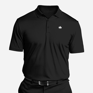 T-shirts à col roulé 100 % coton en gros, haute qualité, taille américaine, jersey respirant, brodés, options grandes tailles disponibles - Product Image 4