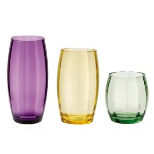 Gobelet à eau en verre acrylique, 14oz, sans BPA, de haute qualité - Product Image 1