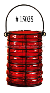 Porte-bougie en verre en forme de couronne - Product Image 6