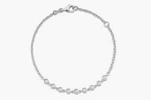 Argent CZ Diamant Lunette Ensemble Chaînes Bijoux Résultats & Composants Coszcalt Exportations Modèle 852KIJU - Product Image 3