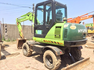 รถขุดไฮดรอลิกแบบล้อ Hyundai Robex 60w-5, รถขุดขนาดเล็กแบบล้อ Hyundai 60 - Product Image 4