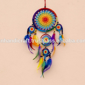 ลูกปัดดักฝันทำด้วยมือหลากสีแฮนด์เมดความสุข - Product Image 1