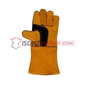 Gants de sécurité industriels en cuir véritable pour le soudage de gants de travail antidérapants anti-coupures et anti-chocs - Product Image 4