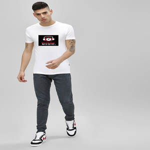 Camiseta Unisex en blanco de alta calidad, camiseta orgánica promocional, logo personalizado, etiquetas personalizadas - Product Image 3