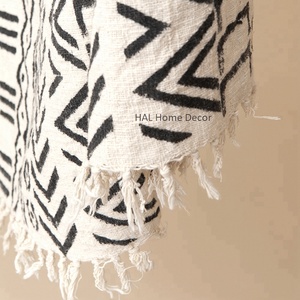 Manta de algodón al por mayor barata impresa, fabricante personalizado Manta de algodón indio - Product Image 2