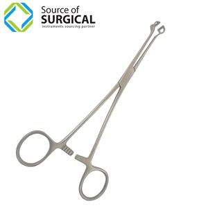 Babcock Tissue Forceps Manual Stainless Steel Clamp Foundation of <b>Surgical</b> <b>Instruments</b> - Product Image 4