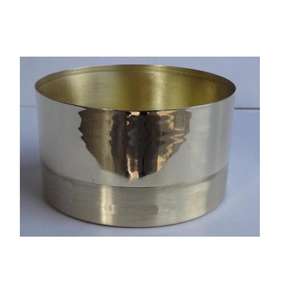 Bougeoir en laiton massif à Double tons, accessoire de bougie avec tapis et accessoires de vernis à miroir, Vases en métal en laiton - Product Image 6