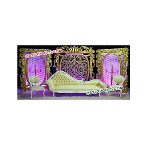 Marco de fondo dorado para escenario de boda, marco de fotos de nuevo diseño, panel de fondo, fabricante de fibra de último diseño, escenario de la mejor calidad en Reino Unido - Product Image 1