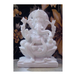 Handmade Lord Ganesh Marble <b>Statue</b> - Product Image 1