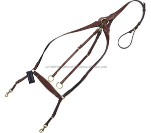 Bling Crystal 5 Point Breastplate acolchado piel de oveja. - Product Image 6