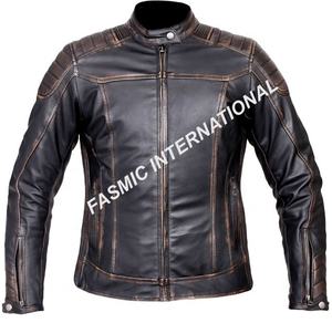 Genuine Leather Motorbike Leather <b>Racing</b> <b>Jacket</b> - Product Image 3