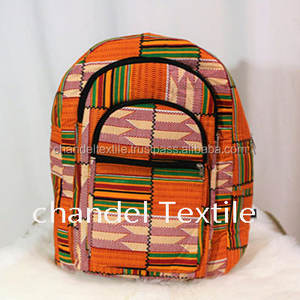 Kente กระเป๋าเป้สะพายหลังพิมพ์ลายแอฟริกา,กระเป๋าเป้สะพายหลังกระเป๋าสะพายหลังกระเป๋าซิปกระเป๋าวันหยุดสุดสัปดาห์ - Product Image 3