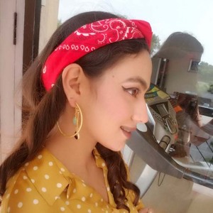 Blue <b>Black</b> Statement Hoop Stud <b>Earrings</b> Big Gold Dangle Charm <b>Onyx</b> for Weddings Engagement Other Special Occasions Made Alloy - Product Image 3