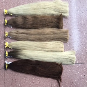 New Arrival Salon Fashion 100% Real Remy Hair Extens Flat Tip Extensions Human Hair For Export In Bulk - genius weft