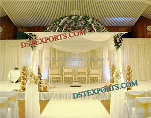 Fabricant de mandaps de mariage de dernière génération, nouveaux modèles de mandaps en fibre sculptée, mandaps de mariage indiens à vendre en Floride du Sud - Product Image 5