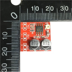 Taidacent microfone elétrico, 20 para 200 ganho calculadora estéreo op amp baixa tensão simples lm386 amplificador de áudio de circuito - Product Image 5