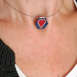   Collar CHOKER Hecho a Mano con Diseño de Felicidad - Product Image 1