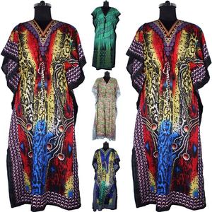 New Design 2025 Dress for Girls/ Ladies Pure Cotton Long <b>Kaftan</b> From Jaipur India Wholesale <b>Top</b> Quality Hand Block Printed - Product Image 2