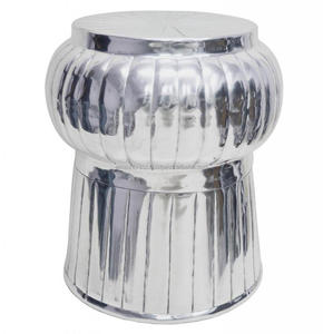 Mesa de centro de mesa de centro de metal de diseño clásico con recubrimiento de polvo blanco muebles decorativos para el hogar de alta calidad - Product Image 3