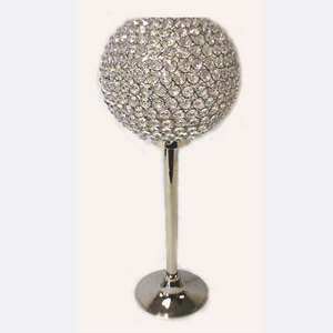 Centro de mesa para decoración de bodas Acabado pulido plateado alto 90 CM Tamaño Nuevo - Product Image 2