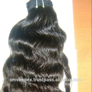 Cuticule alignée cheveux bruts humains. 100% cheveux Vague naturelle en gros, cheveux de temple waft. - Product Image 2