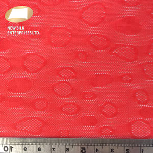 78% Nylon 22% Spandex High Stretch Spot Jacquard Net Fabric para Lencería - Product Image 5