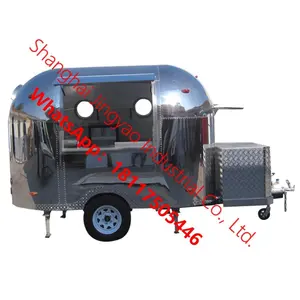 jy-FR220I Shanghai jy scooter gasoline food trailers ice cream bicycle camper truck