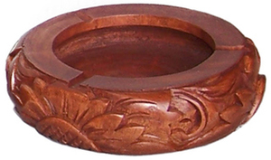 Ceniceros de Madera Hechos a Mano para Hotel, Cenicero con Incrustaciones de Latón Antiguo Personalizado, Cenicero de Cigarros Antiguo, Soporte para Cenicero de Cigarros - Product Image 3