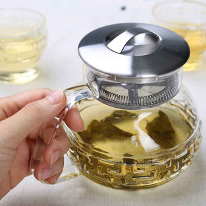 Nhà cung cấp Nhà máy HOT Oolong Borosilicate nhiệt bằng chứng <span class=keywords><strong>Glass</strong></span> Tea Filter Pot - Product Image 2