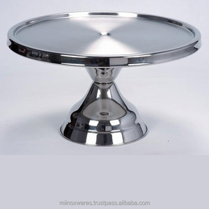 Soporte para Pastel de Acero Inoxidable MIINOX de 13 Pulgadas, Capacidad de 1 Cuarto de Galón, Modelo MW-CS13 - Product Image 1