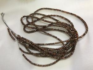 Collar/hebra de cuentas facetadas de diamante 100% Natural, precio más bajo - Product Image 2