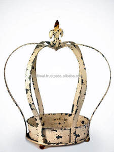 Vintage Metal Crown <b>Tea</b> Light <b>Candle</b> Votive <b>Holder</b> for Home Decorative - Product Image 2