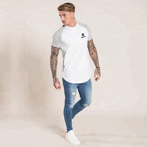 Mejor ajuste seco reglan sleeves camiseta venta al por mayor elegante simple deporte Camiseta fabricado por ojo de halcón Co. ( PayPal verificado) - Product Image 2