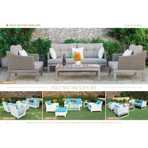 เฟอร์นิเจอร์ ATC รวมกลางแจ้งห้องนั่งเล่นโรงแรมเฟอร์นิเจอร์หวายกับกรอบอลูมิเนียมหน้า8แคตตาล็อก - Product Image 1