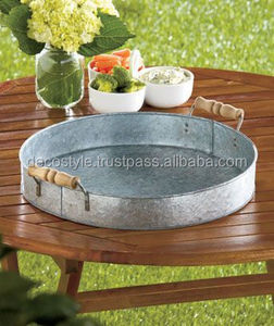 Plateaux à cœur imbriqués, plateau galvanisé - Product Image 2