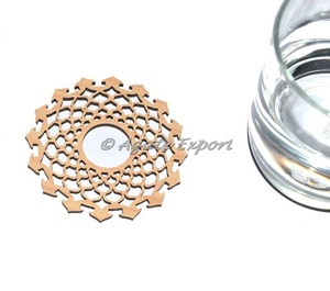 Posavasos de taza de madera de Chakra de raíz Natural hermosa Feng Shui piedra preciosa tallada ágata piedra semipreciosa para bebidas amor exportador - Product Image 5