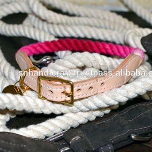 Trendy MAGENTA OMBRE ROPE CAT & DOG <b>COLLAR</b> - Product Image 1