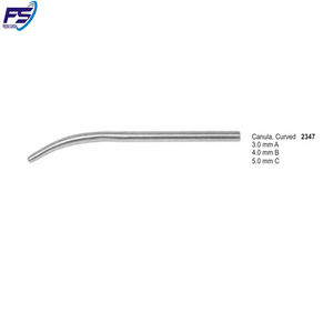 Tubes d'aspiration incurvés à source d'alimentation manuelle pour l'utilisation de la canule - Product Image 2