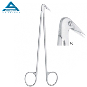 กรรไกรหลอดเลือดสเตนเลสโค้ง J2เครื่องมือผ่าตัดสำหรับผ่าตัด - Product Image 2