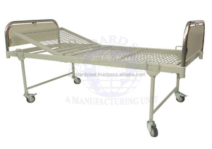 ISO Certificado de dos secciones Manual Ajustable Acero Metal Hierro Cuna Hospital Cuidado del paciente Muebles Cama - Product Image 5
