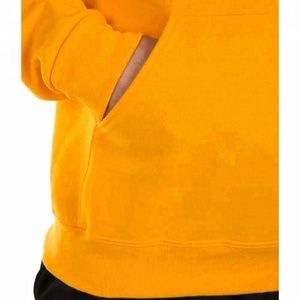 Nueva Sudadera con capucha larga Lisa para hombre, jersey de lana de algodón 100%, Sudadera con capucha personalizable lavable a máquina de talla grande al por mayor - Product Image 3