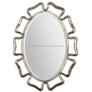 Metal <b>Gold</b> Arch Home Decorative Mirror - Product Image 3