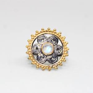 แหวนโรเดียมสีดำ18K สำหรับงานแต่งงานคอลเลกชั่นใหม่สีเงินสเตอร์ลิงสีรุ้ง925 - Product Image 1