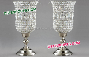 Décoration de mariage en cristal blanc Support Jhoomer en cristal Décoration de mariage en cristal USA - Product Image 3