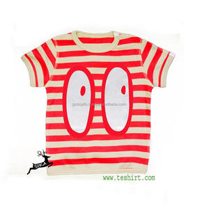 Camiseta Ecológica de Algodón Orgánico para Niños con Estampado de Esmoquin, Lazo Rojo, Manga Corta, Cuello Redondo, Jersey Informal de 140g, Logotipo Personalizado - Product Image 2